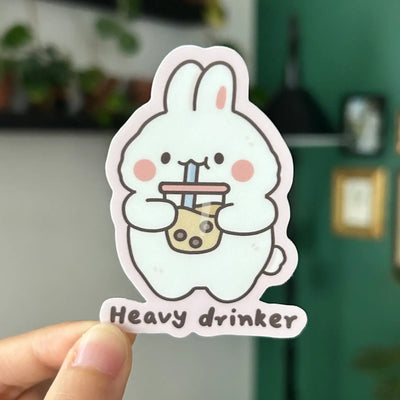 Boba addict vinyl sticker