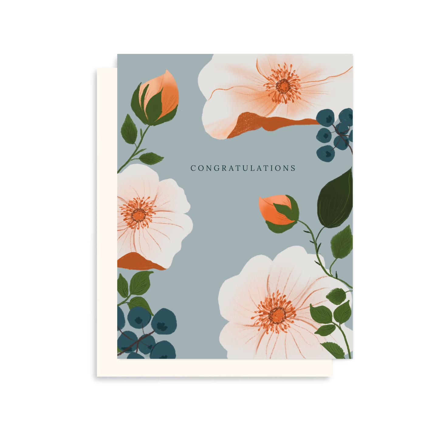 Sweet Botanical Congrats Card