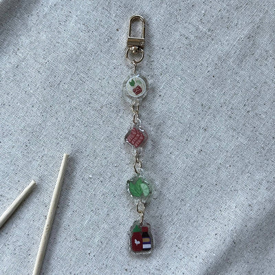 Linked Pho Keychain