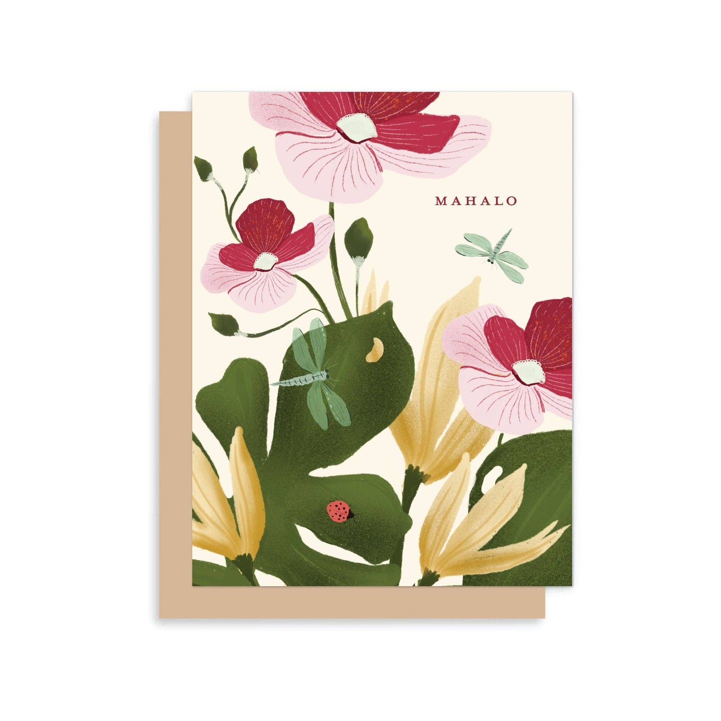 Tropical Mahalo Thank You Card