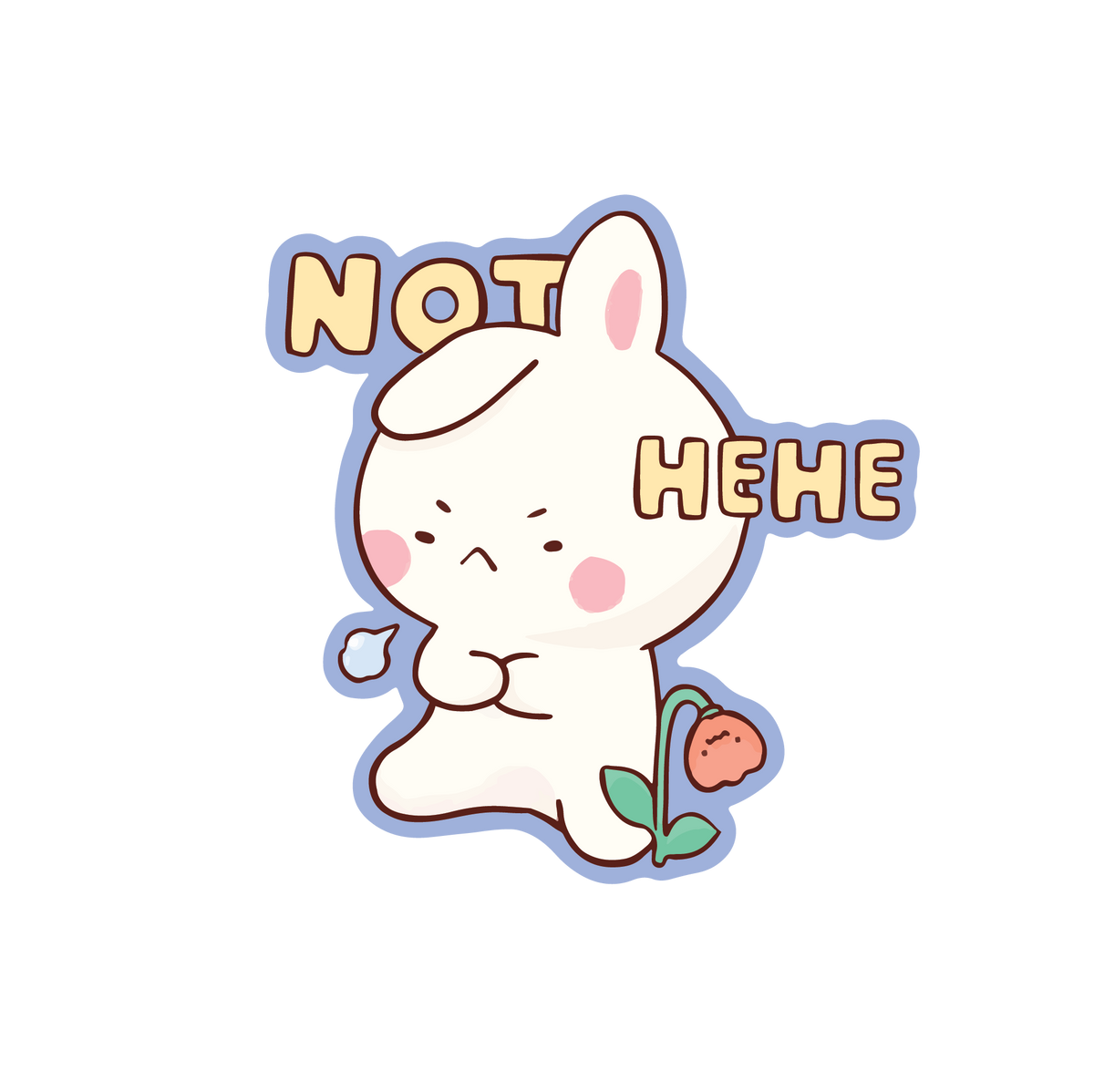 Not Hehe Sticker