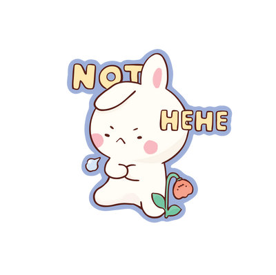 Not Hehe Sticker