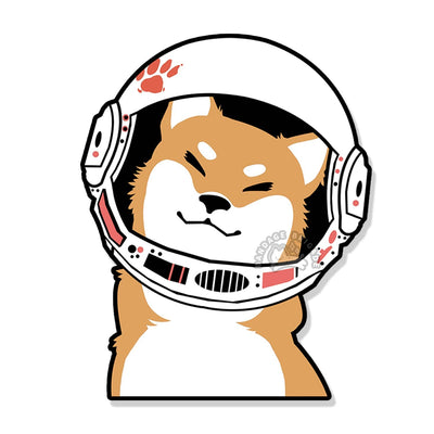 Astro Shiba Decal