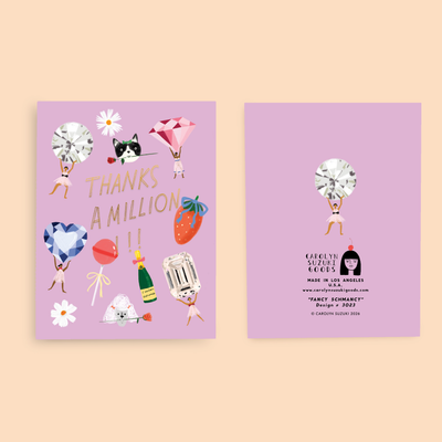FANCY SCHMANCY - Thank You Card