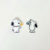 Peanuts Snoopy Drinking Water Glossy Sticker
