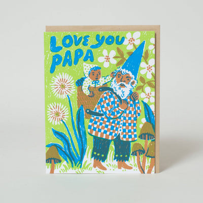 Love You Papa Gnome Father's Day Card