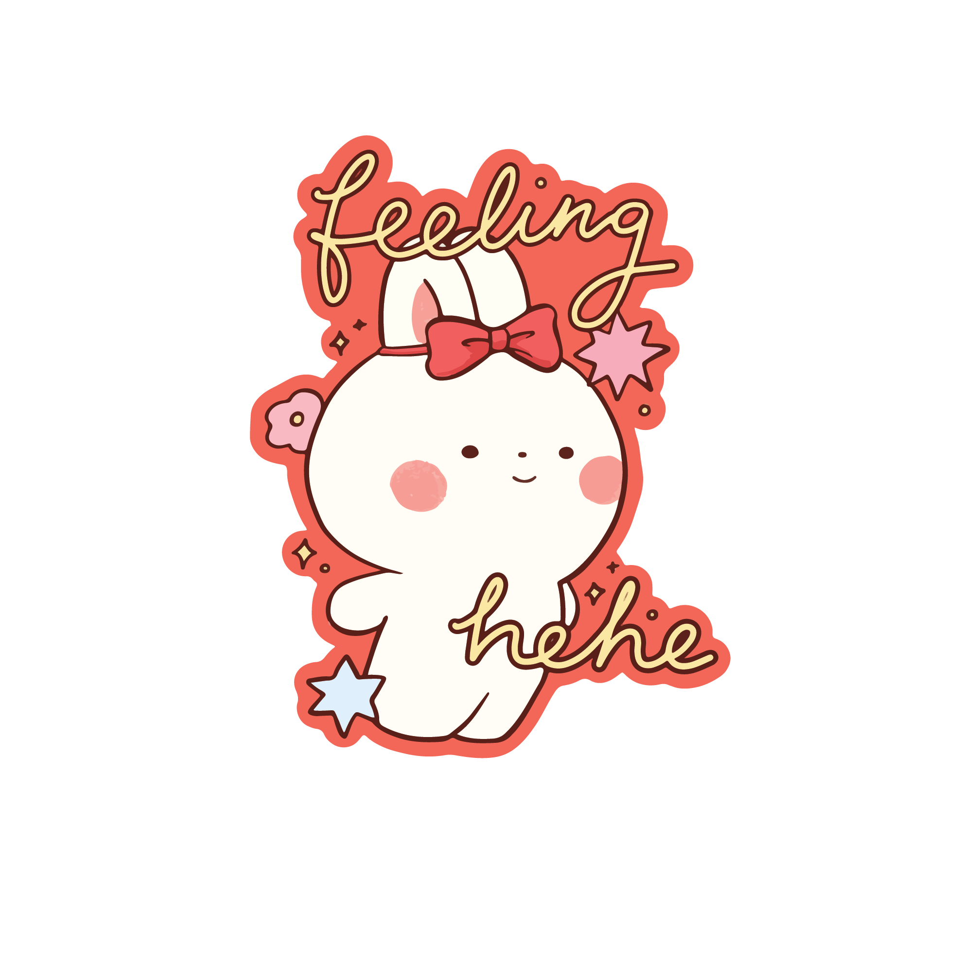 Feeling Hehe Sticker – On Waverly