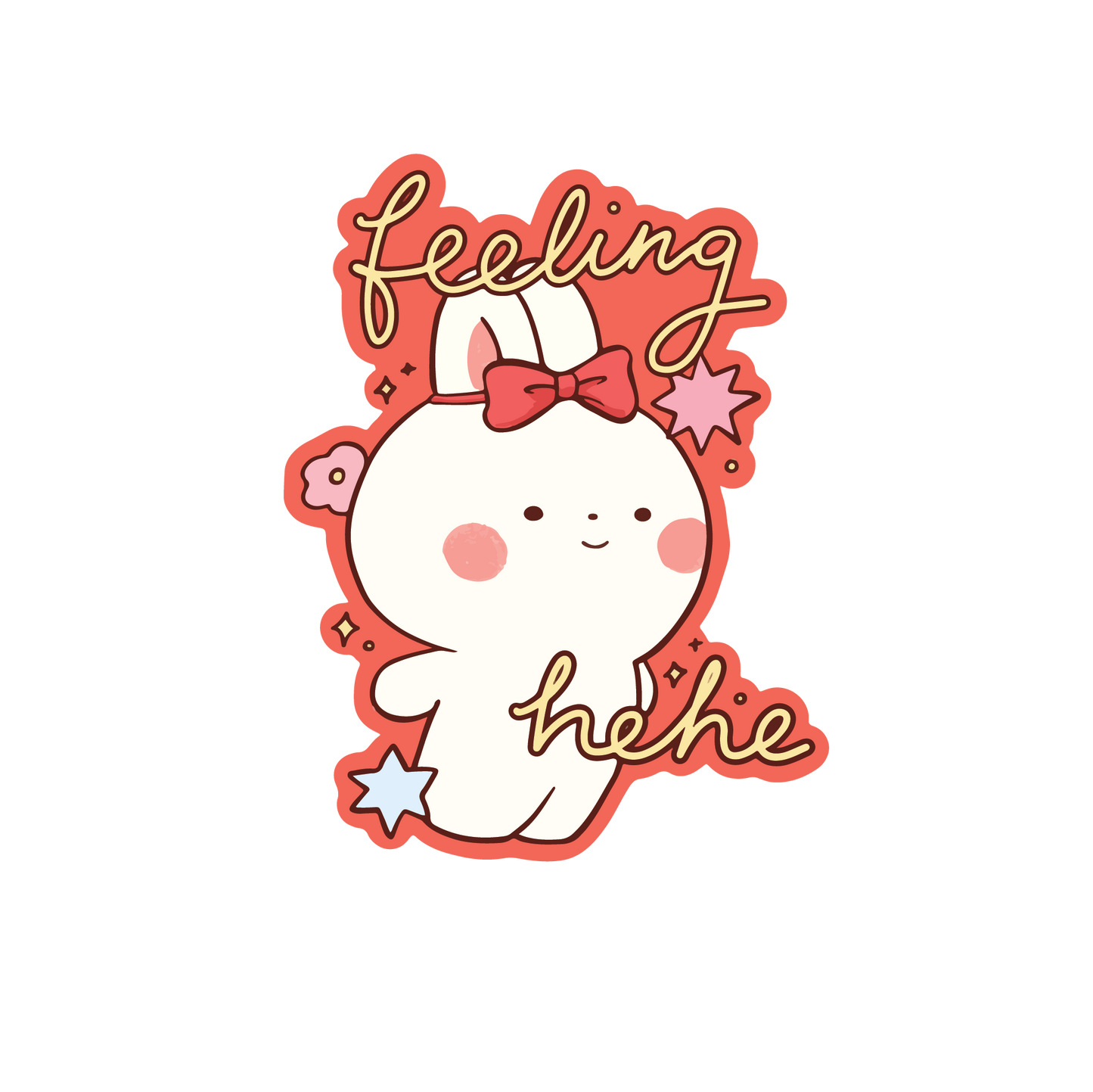Feeling Hehe Sticker