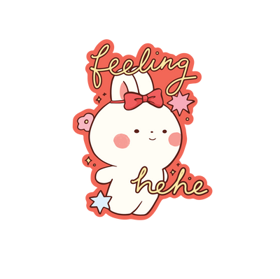 Feeling Hehe Sticker