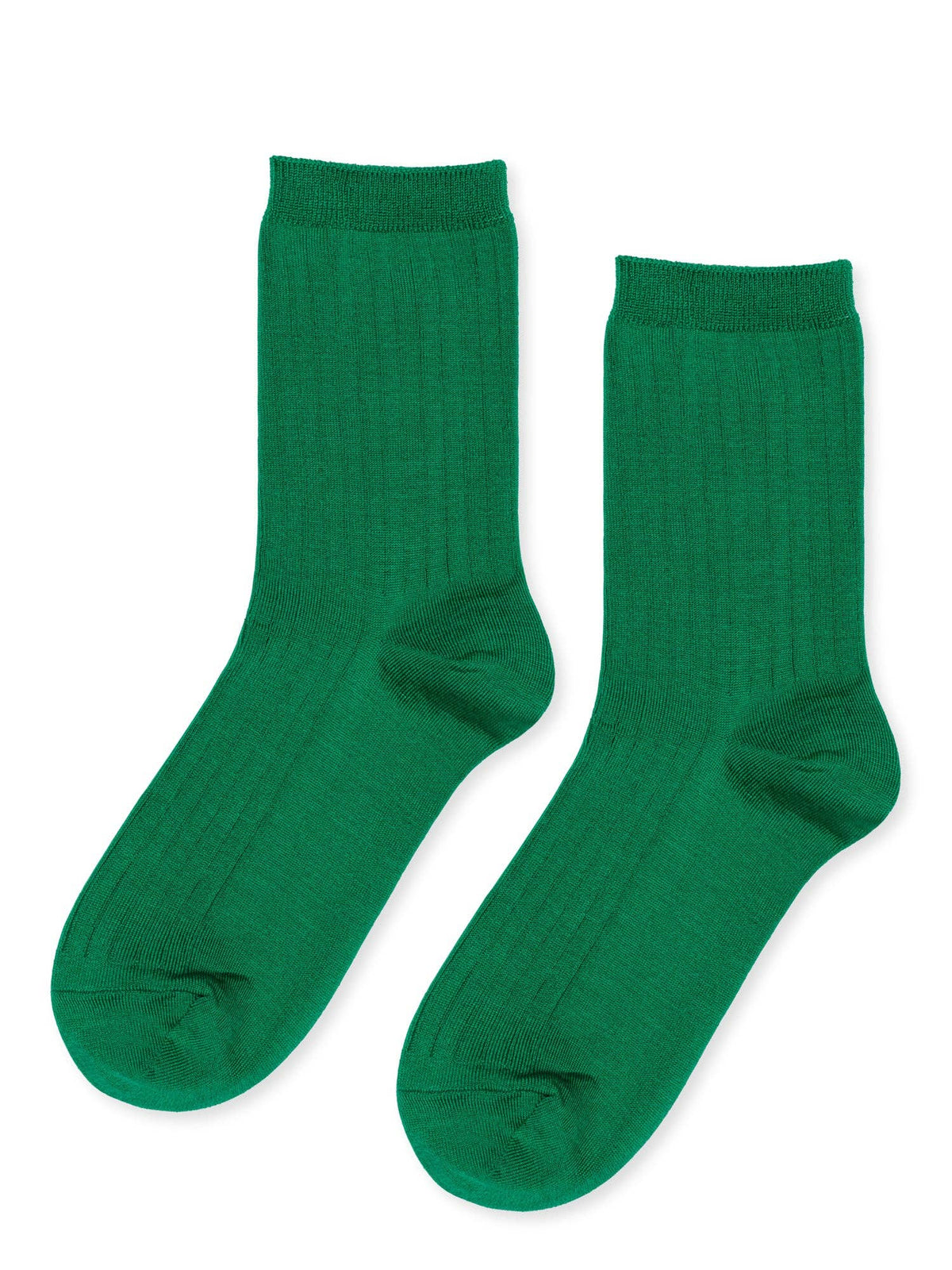 Essential Rib Trouser Crew - Green