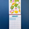 2026 Seasonal Produce Risograph Calendar