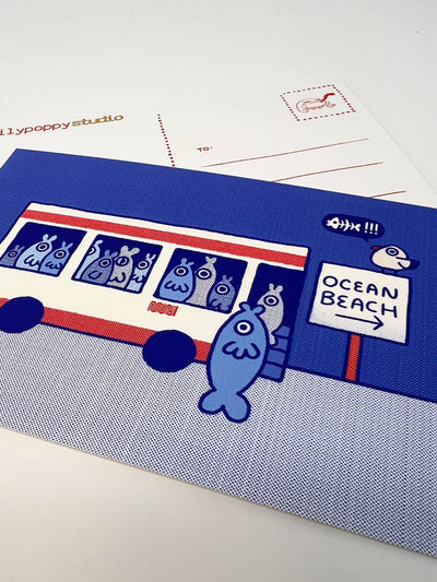 Fish Bus to Ocean Beach
