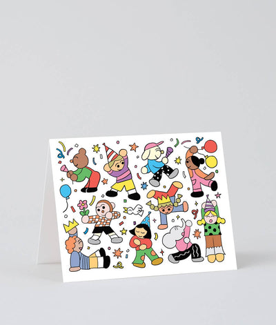 Kids Birthday Dancers Card