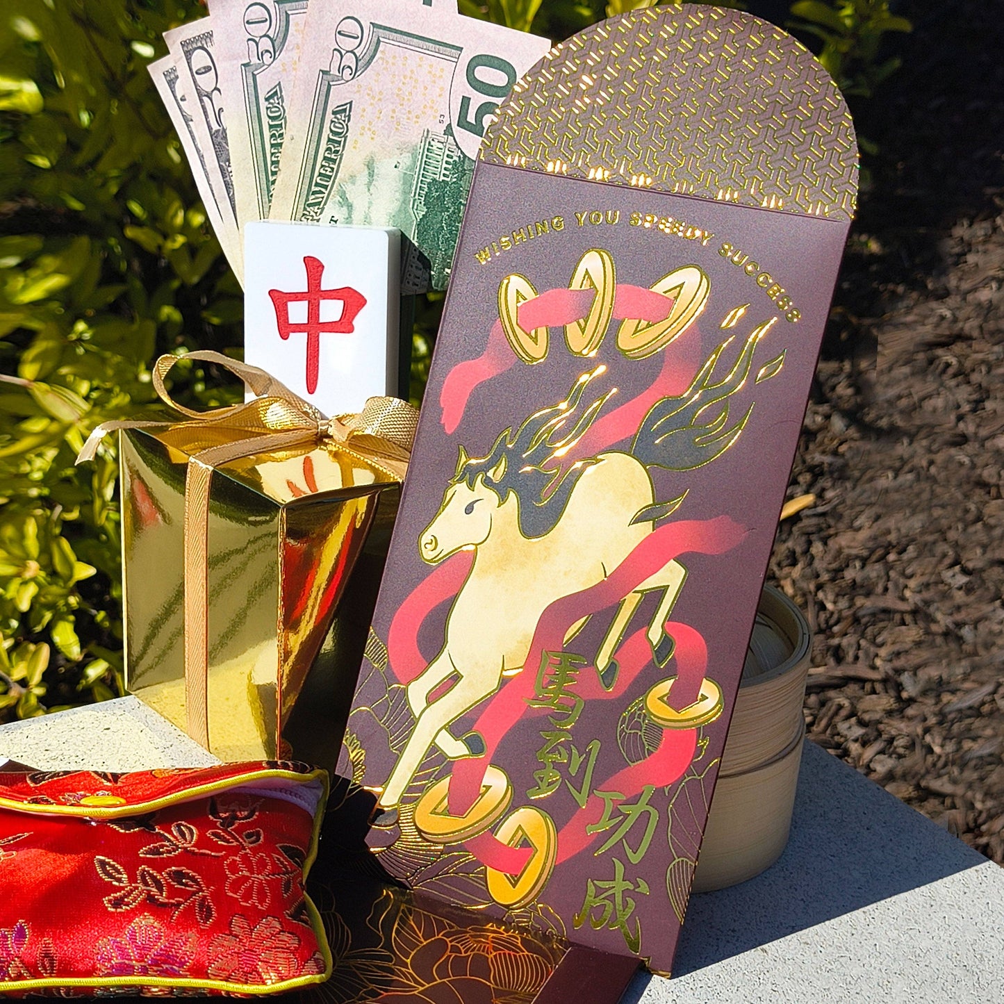 Year of the Horse "Speedy Success" Red Envelope