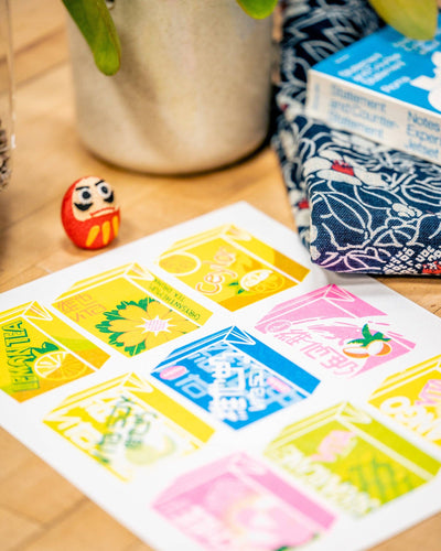Vita Tea Drink Risograph Print
