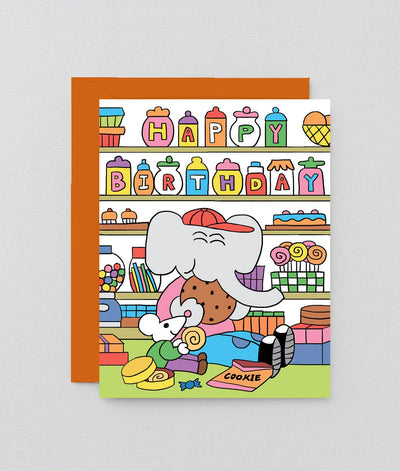 Happy Birthday Sweet Shop Card