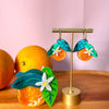 Orange Hair Claw Clip