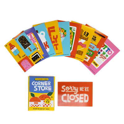 Corner Store Sticker Cards