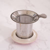 Festival Fan Design Tea Mug with Lid and Infuser