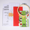 Maneki-neko Lucky Cat Cross Stitch Kit
