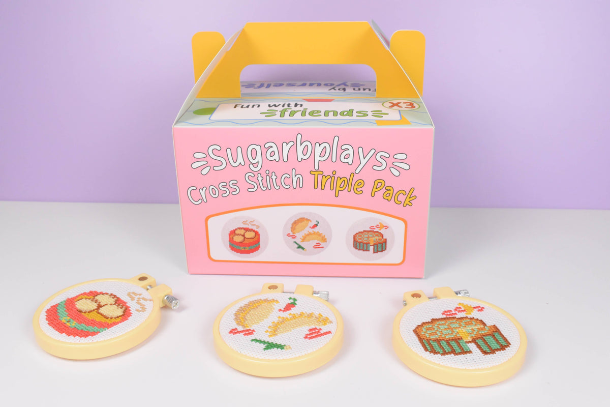 Food Set Triple Cross Stitch Box
