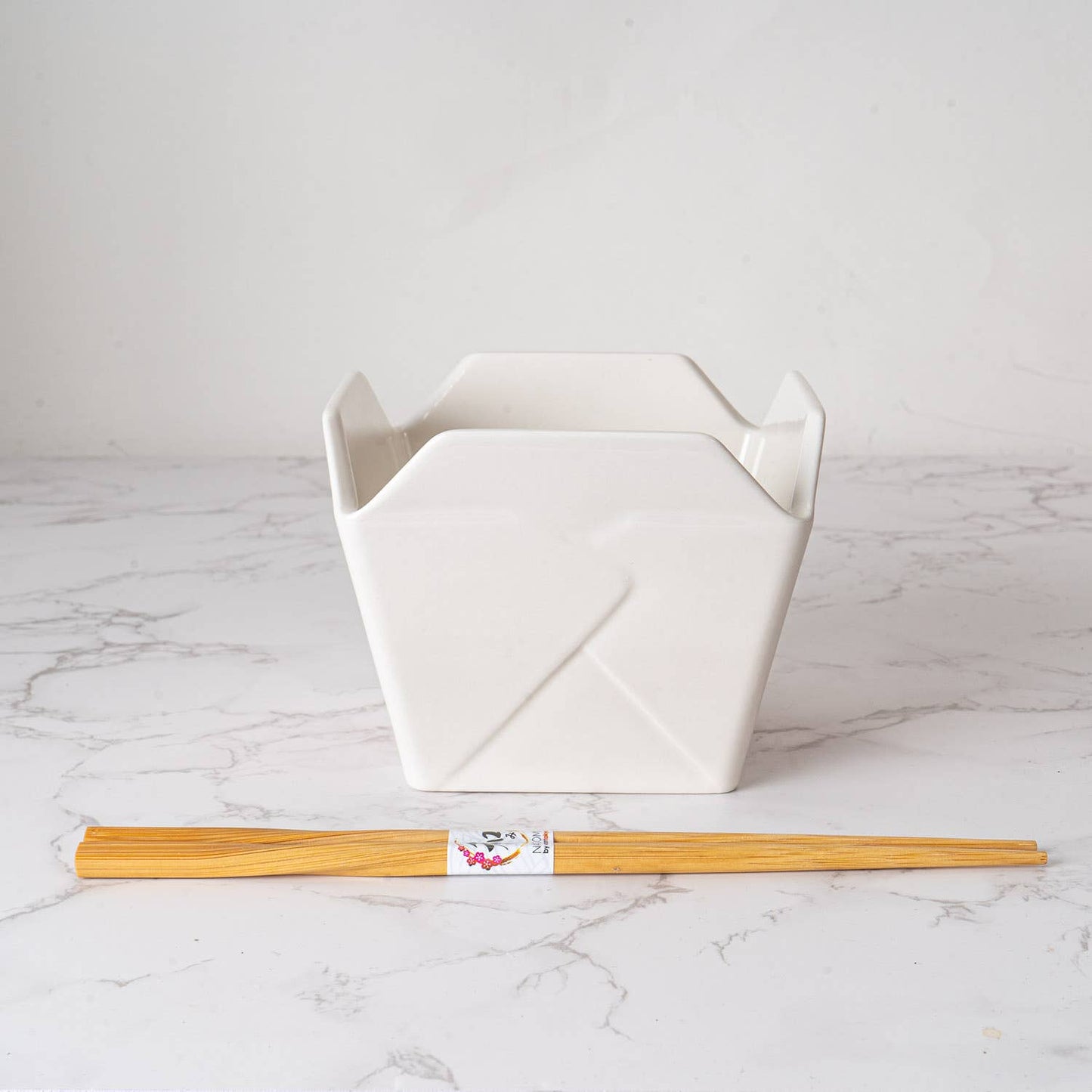Takeout Box Serving Bowl With Chopsticks