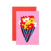 Bouquet - Floral Mini Note