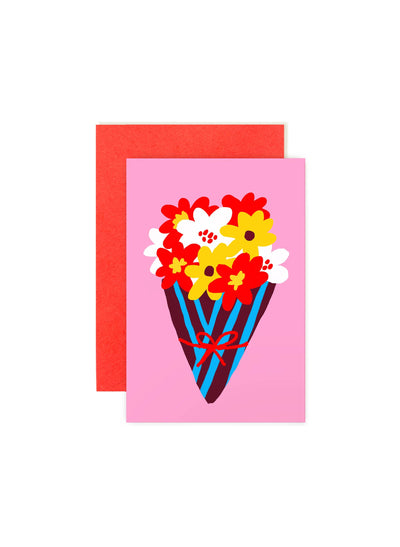 Bouquet - Floral Mini Note