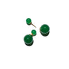 Orbit Duo — Double ended jade stone stud earrings