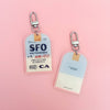 SFO Luggage Tag Keychain