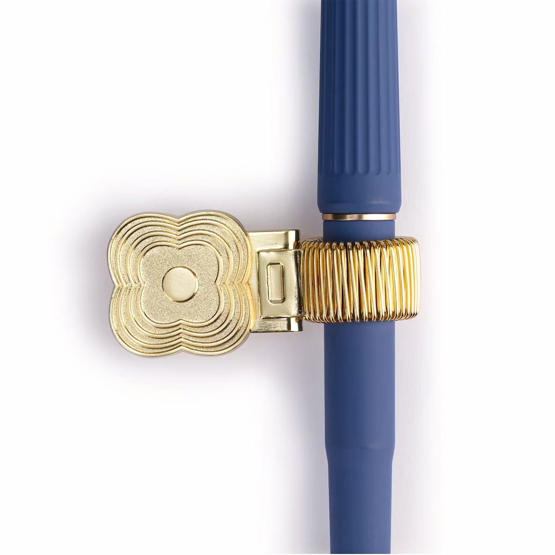 Brass Pen Clip, Flower