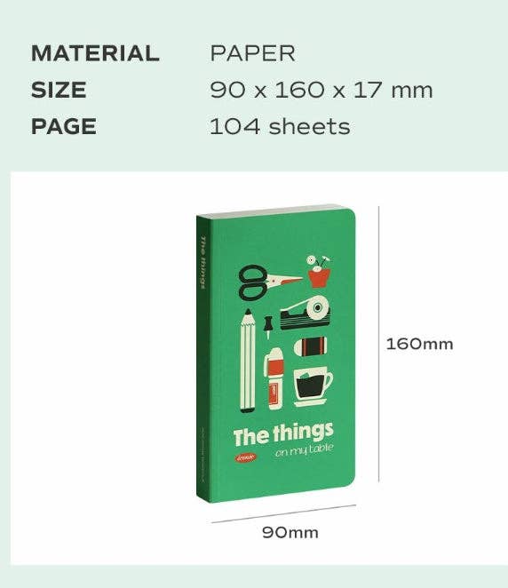 Iconic Slow Handy Notebook