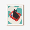 Black Cat Art Print