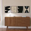 Black Oak Wood Frame