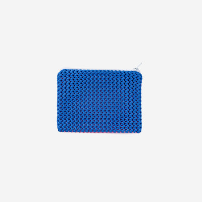 Raffia Zip Pouch