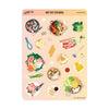 Hot pot sticker sheet