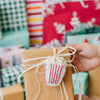 Popcorn Felt Ornament 