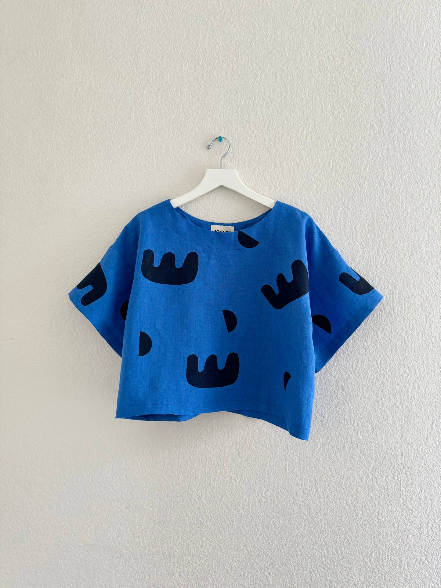Blue Linen Top 