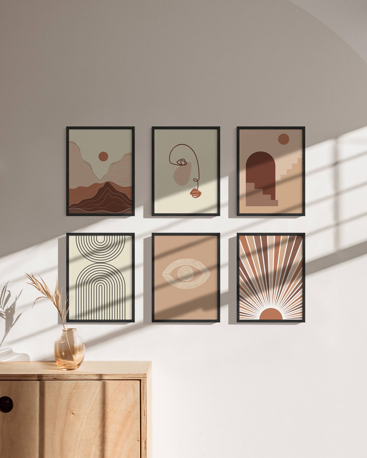 Black Oak Wood Frame