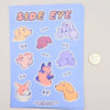 Judgmental Dog Side Eye Sticker Sheet