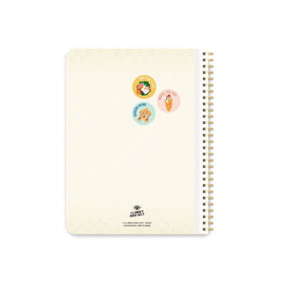 Retro Coil Bound Notebook