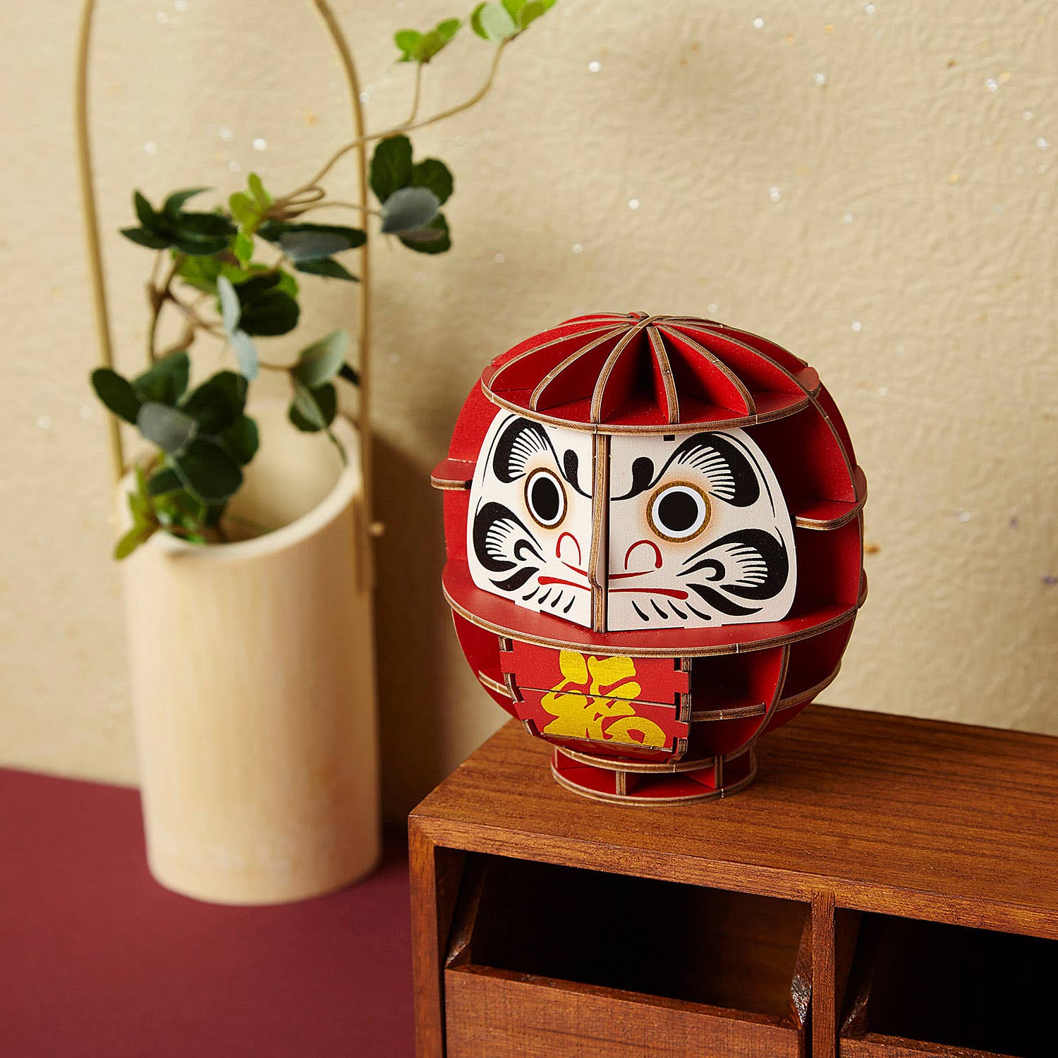 Daruma Wooden 3D Puzzle Kit – On Waverly