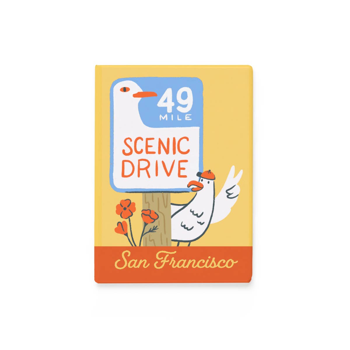SF Scenic Drive Gull Magnet