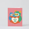 Love You Dad Owls Card