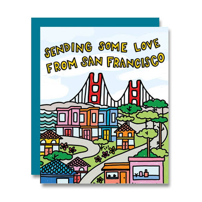 Sending Love from San Francisco Card