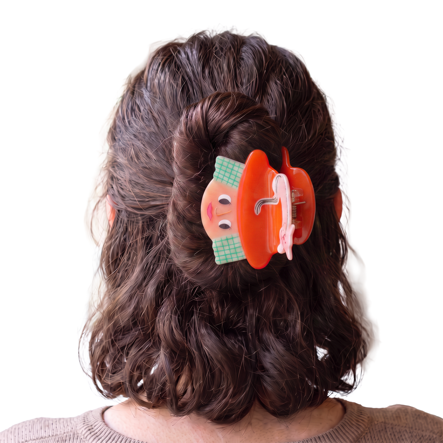 Cat lady hair claw