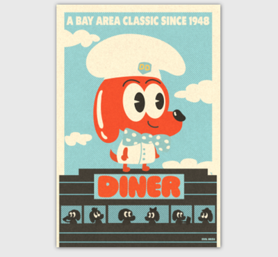 Doggie Chef Postcard