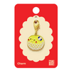Asian Pear Enamel Charm