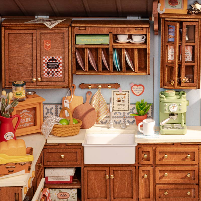 Baking Kitchen DIY Miniature House Kit