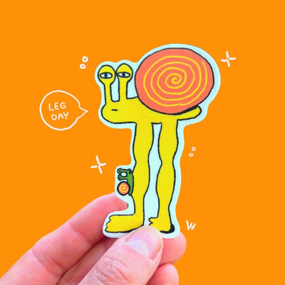 Snail Long Legs Sticker